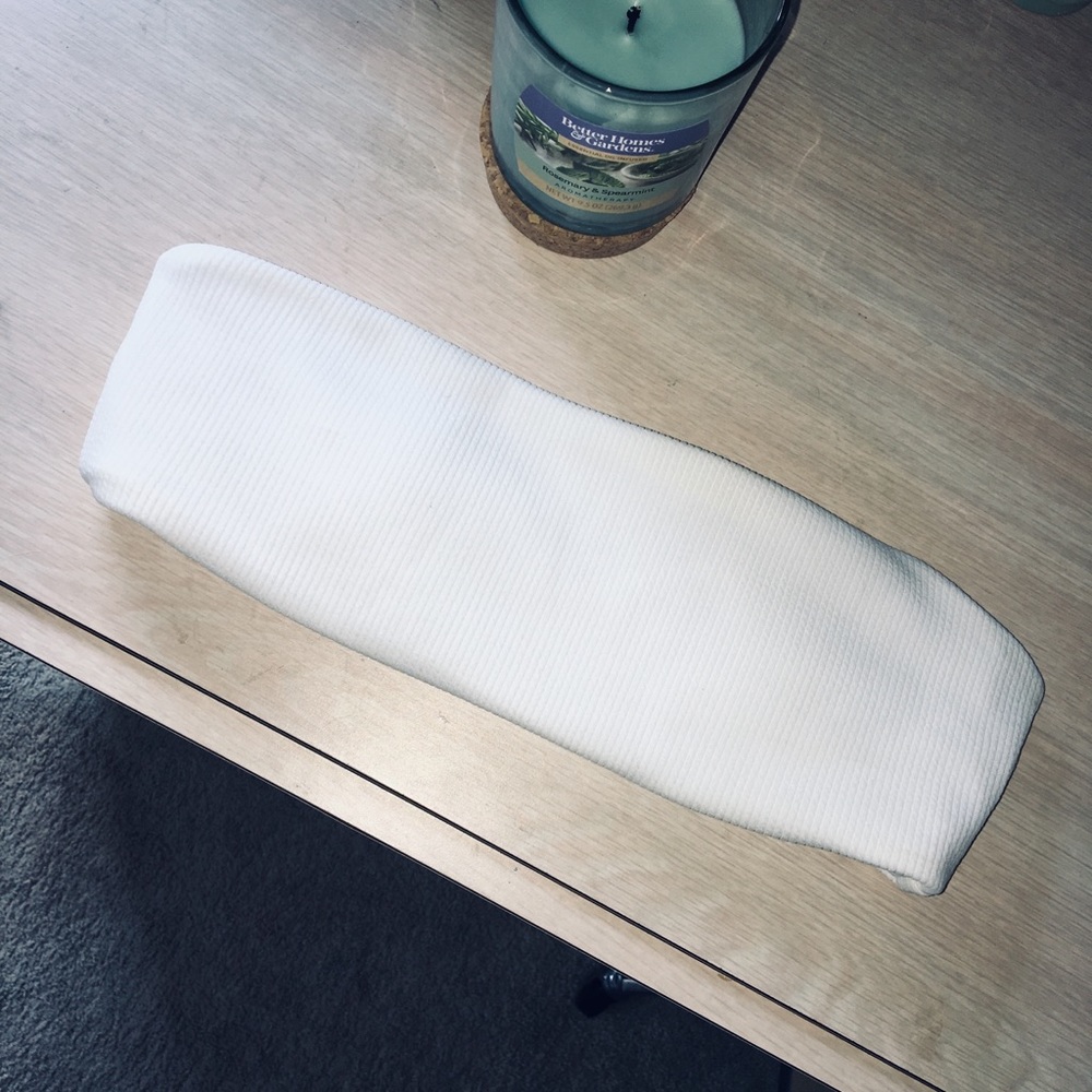 White bandeau bikini NWOT